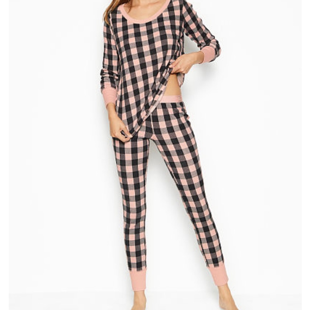 Victoria Secret thermal long pajamas set